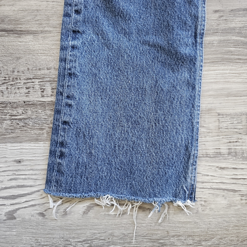 Agolde Jeans With Button Up Fly And Ram Hem Size 27 - Picture 3 of 11